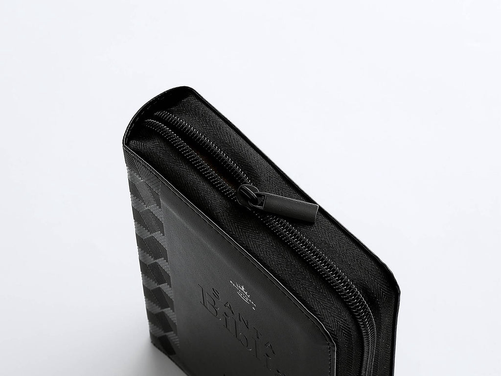 BIBLIA RVR60 PORTÁTIL LETRA GRANDE 11 PUNTOS negro