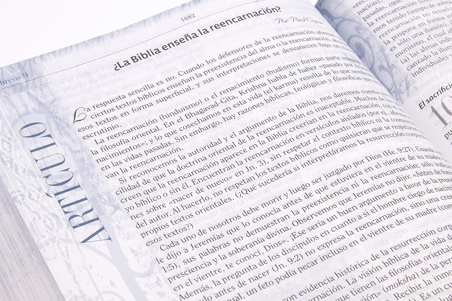 Biblia RVR 1960 de Estudio de Apologetica Negro Símil Piel