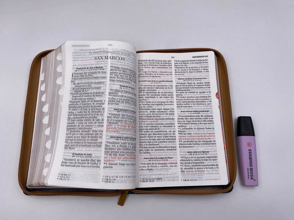 Biblia RVR60 Tamaño Manual Letra Grande café