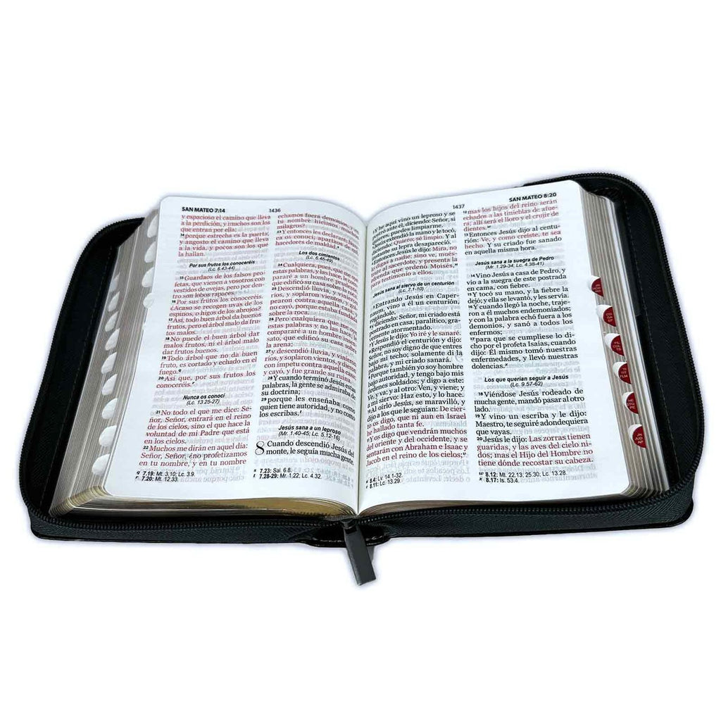 Biblia RVR60 portátil Letra Grande 11 puntos con cierre