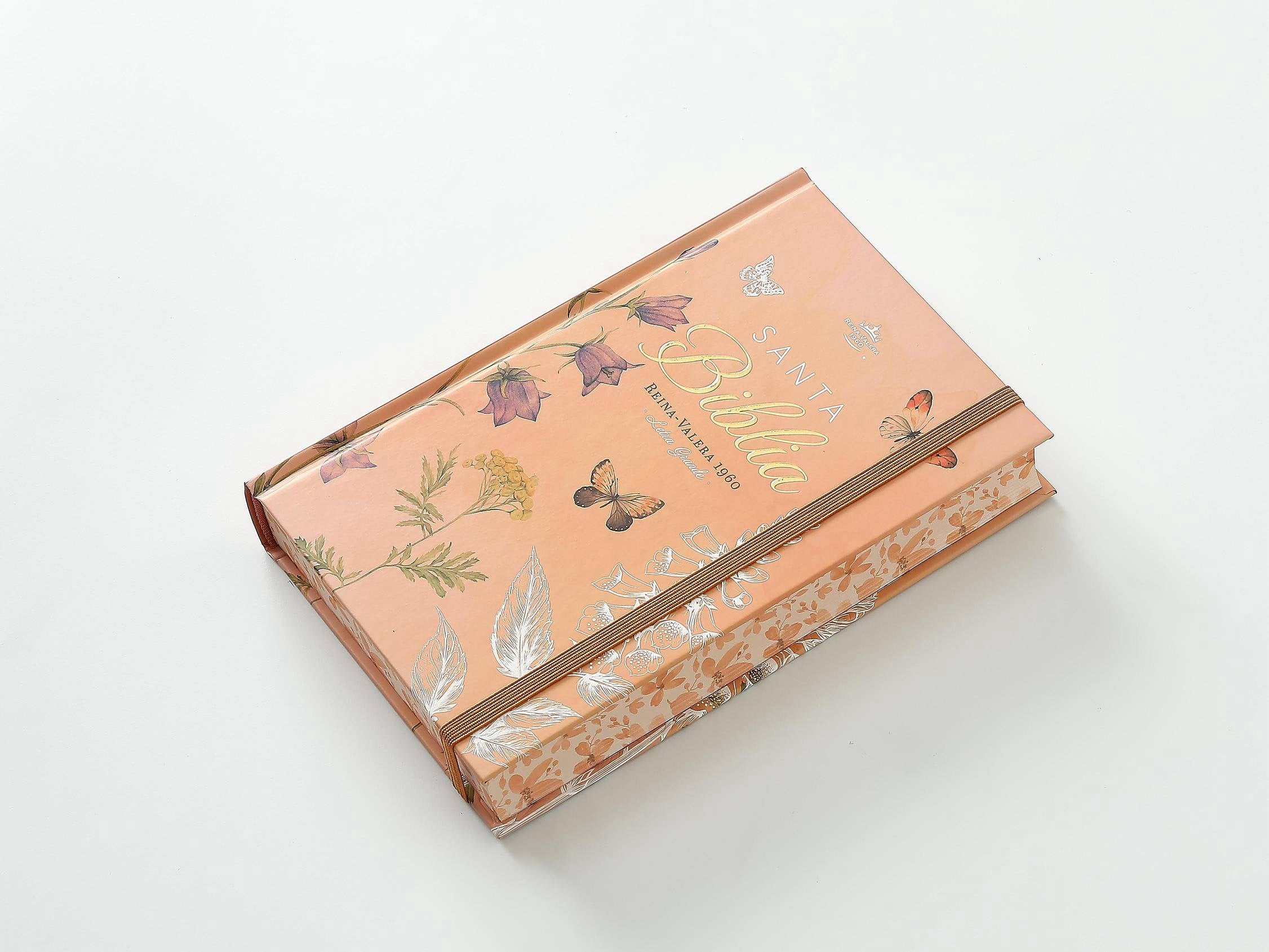 Biblia RVR60 Tamaño manual LEtra GRande TApa dura coral