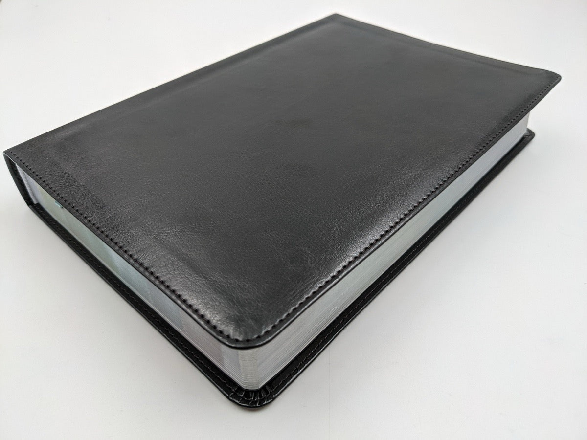 Biblia RVR 1960 de Estudio Arco Iris Negro Símil Piel