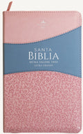 Biblia RVR60 Tamaño Manual Letra Grande rosa