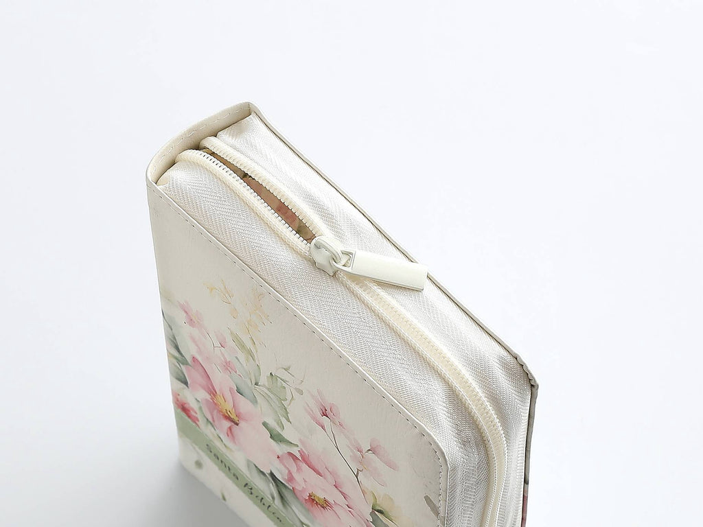 Biblia RVR60 Tamaño compacto Letra Grande 12 puntos flores