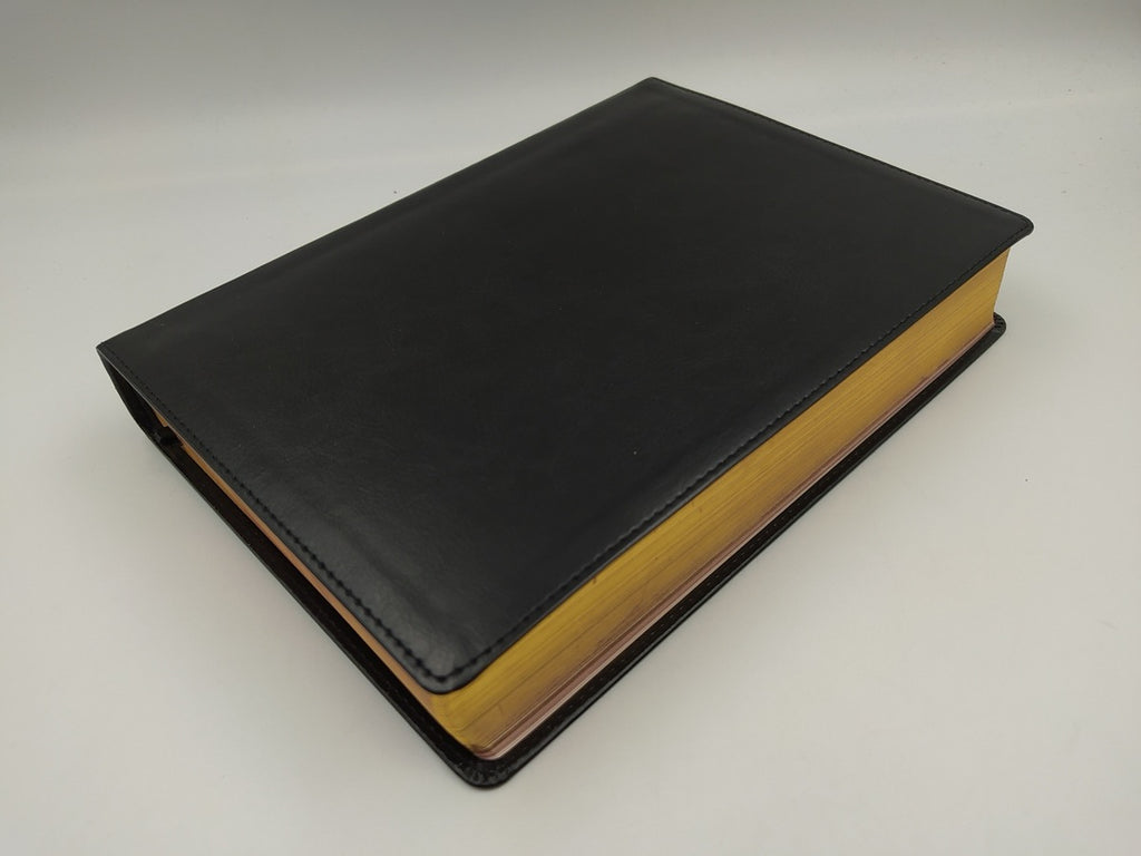 Biblia NTV Clásica Letra Gigante Palabras de Jesús en Rojo Símil Piel Negro