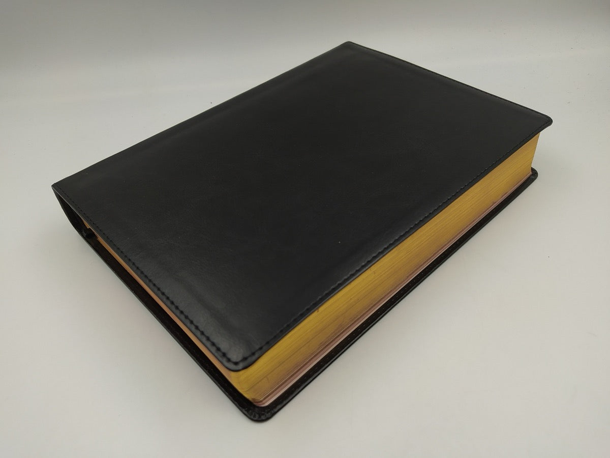 Biblia NTV Clásica Letra Gigante Palabras de Jesús en Rojo Símil Piel Negro