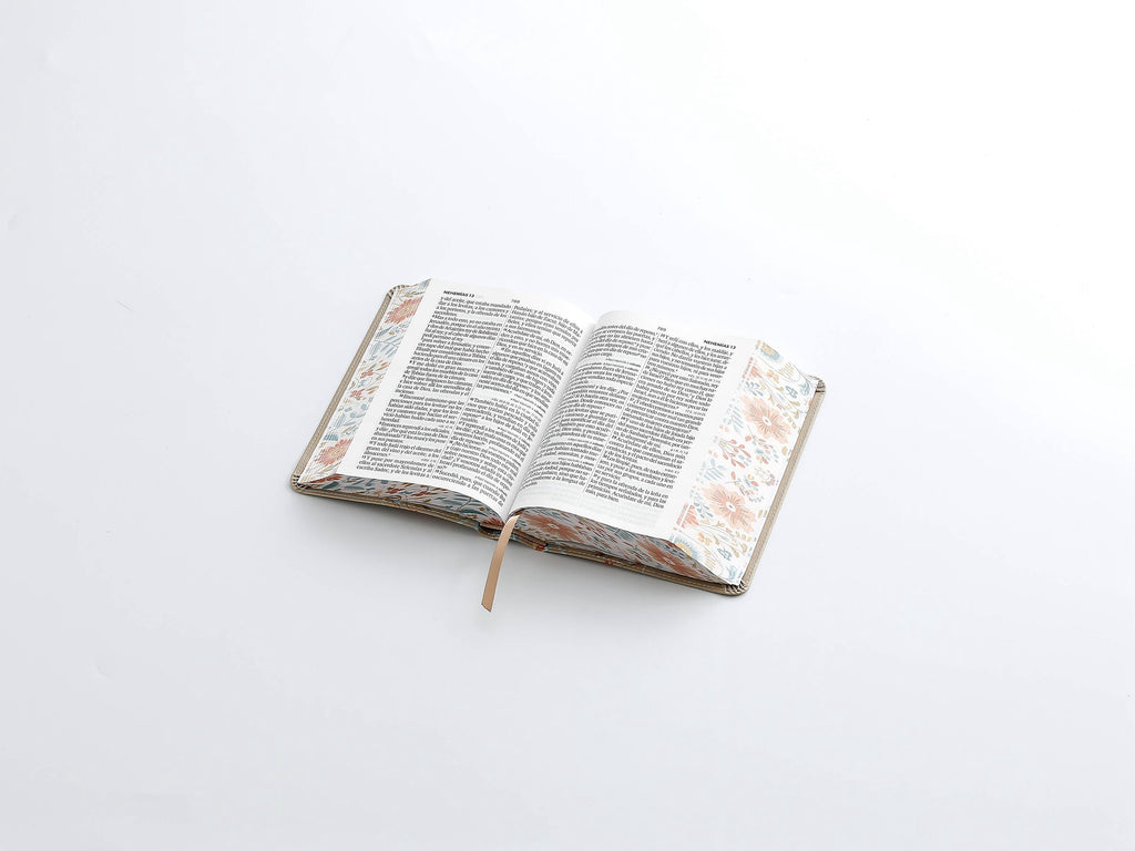 Biblia RVR60 Tamaño compacto Letra Grande 12 puntos crema
