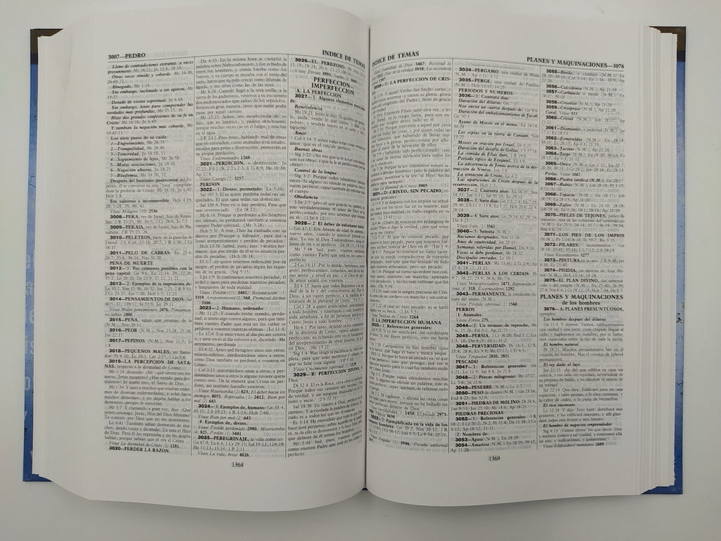 Biblia RVR 1960 de Estudio Thompson Tamaño Personal Tapa Dura