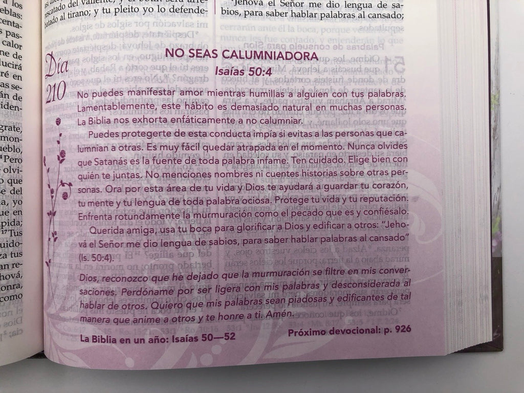 Biblia RVR 1960 de la Mujer Conforme al Corazón de Dios Tapa Dura