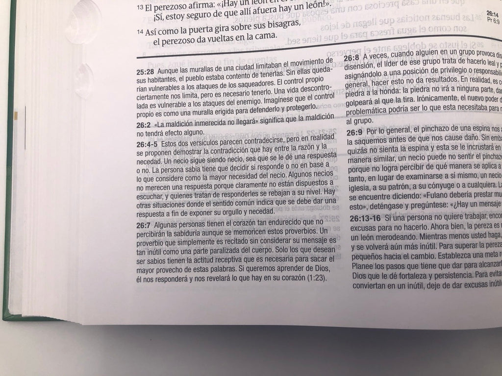 Biblia NTV de Estudio Diario Vivir Letra Grande Verde Tapa Dura con Índice
