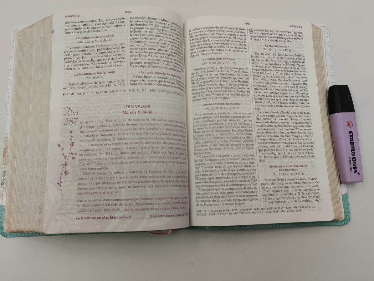 Biblia RVR 1960 de la Mujer Conforme al Corazón de Dios Piel