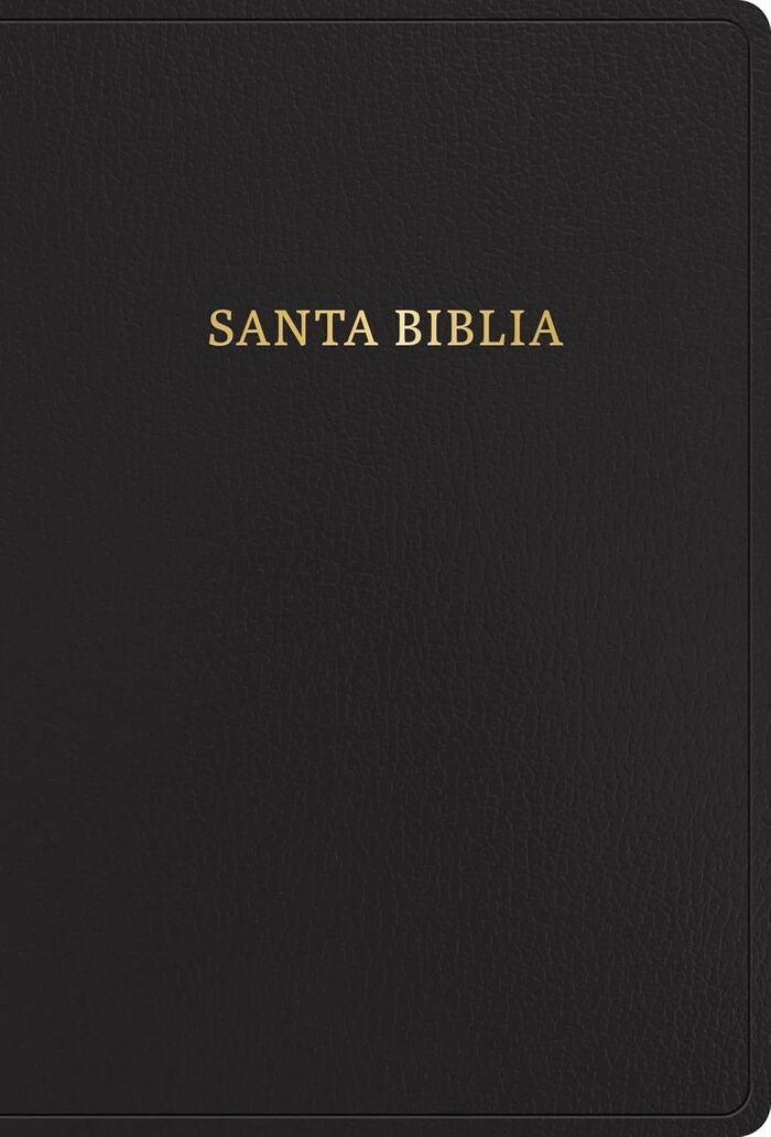 Biblia RVR 1960 Super Gigante Negro Símil Piel (Edición 2023)