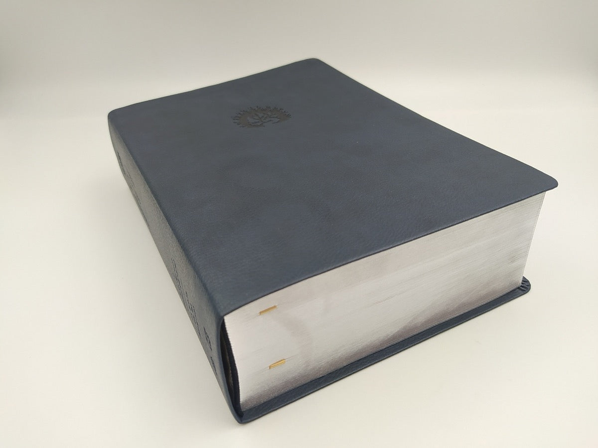 Biblia LBLA de Estudio de la Reforma Símil Piel Azul Marino