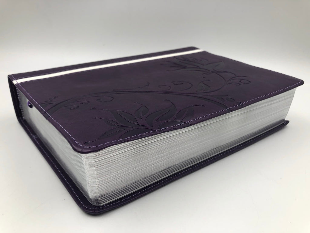 Biblia RVR 1960 de la Mujer Conforme al Corazón de Dios Piel Morado