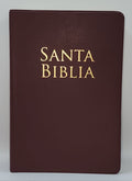 Biblia manual Letra grande Vinilo Rojizo