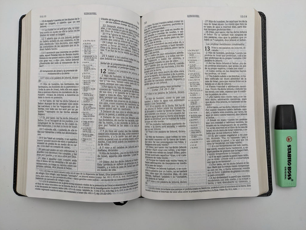 Biblia RVR 1960 de Estudio Scofield Negro Piel Fabricada