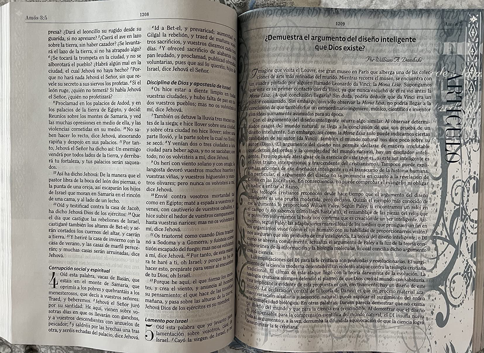 Biblia RVR 1960 de Estudio de Apologética Negro Tapa Dura