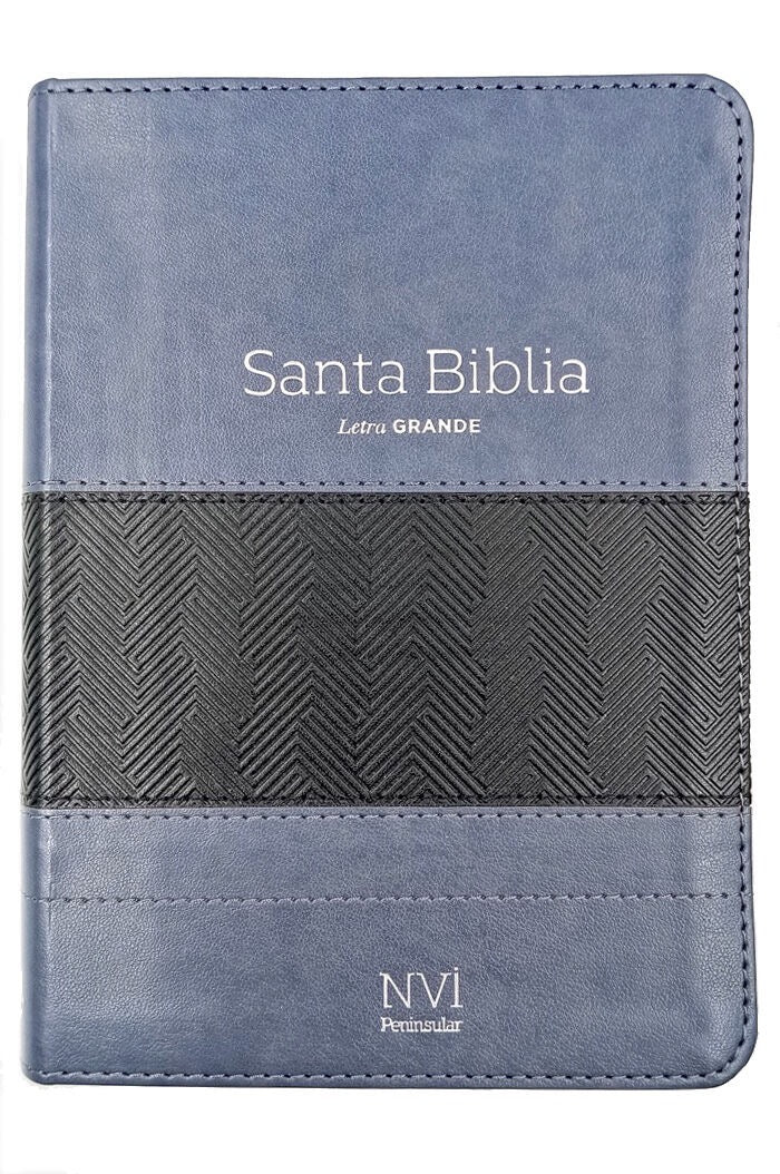 Biblia NVI Peninsular Portátil Letra Grande Negro