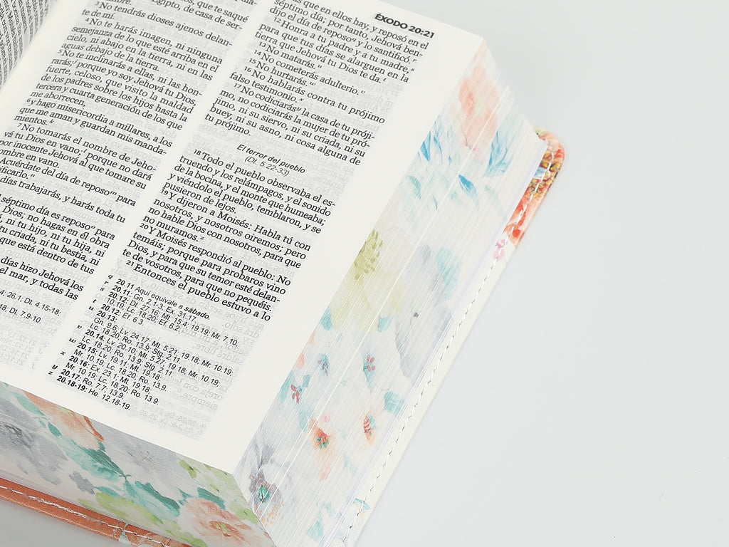 Biblia RVR60 bolsillo coral