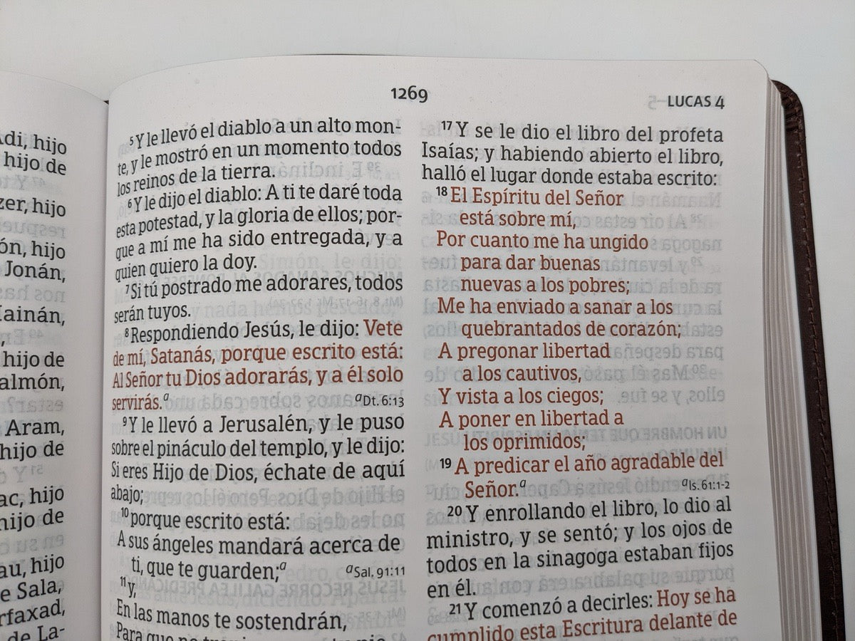 Biblia RVR 1960 Letra Súper Gigante Marrón