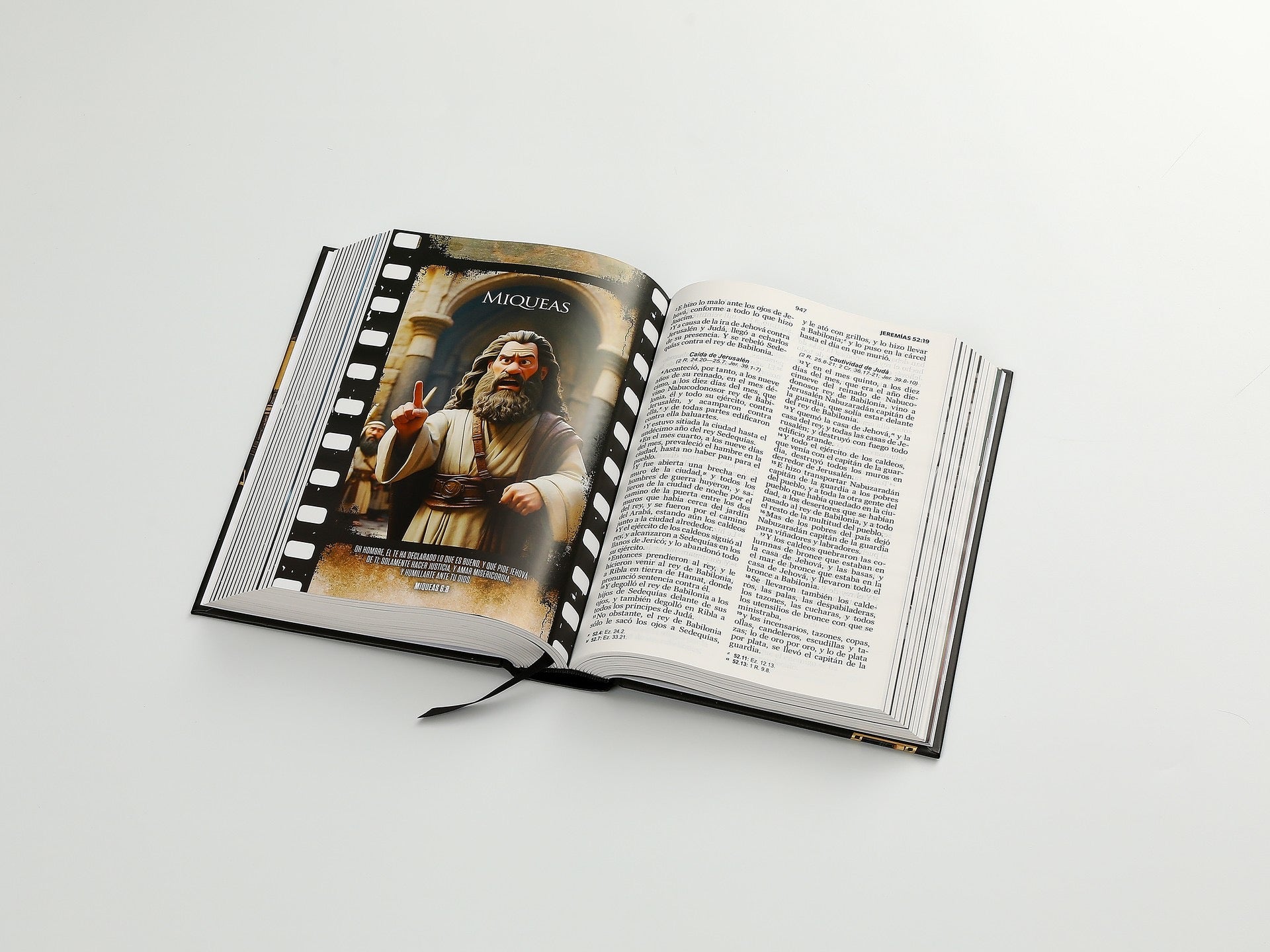 Biblia Héroes RVR60 Letra Grande Tapa Dura negro