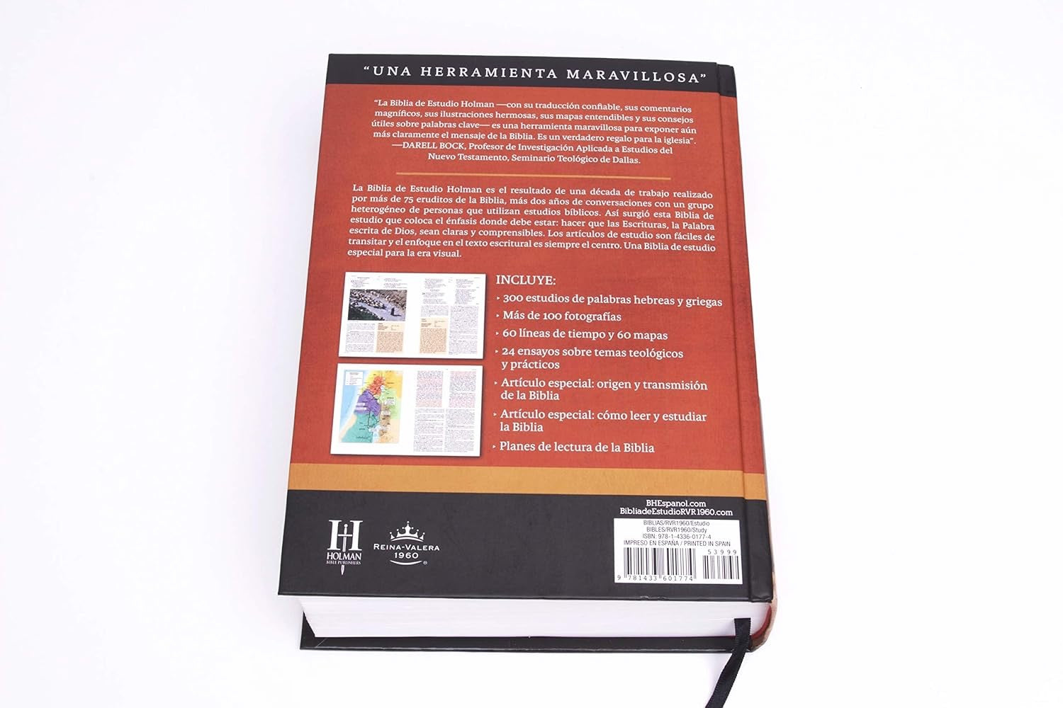 Biblia RVR 1960 de Estudio Holman Tapa Dura