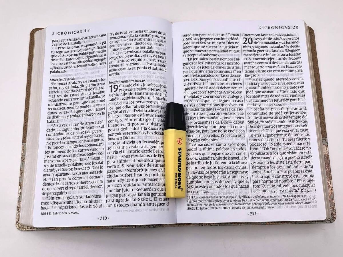 Biblia NTV Letra Súper Gigante Beige Símil Piel