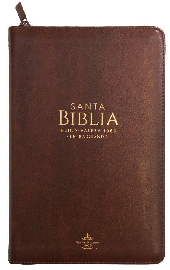 Biblia RVR60 Tamaño Manual Letra Grande cierre indice