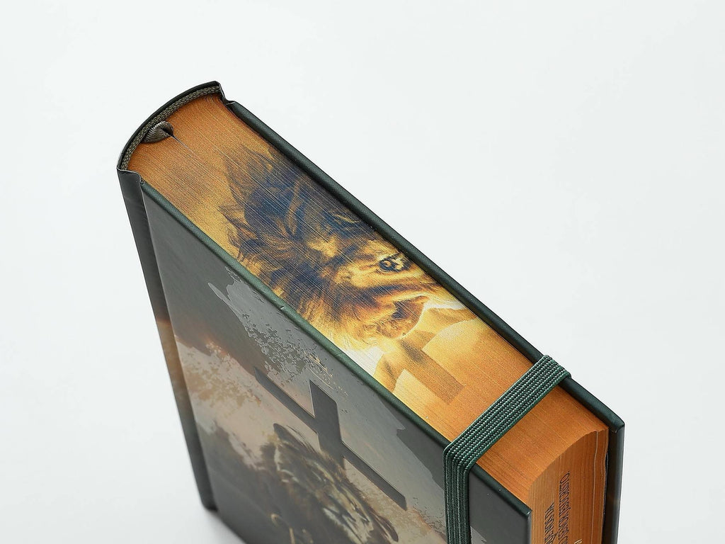 Biblia RVR60 Tamaño manual LEtra GRande TApa dura león