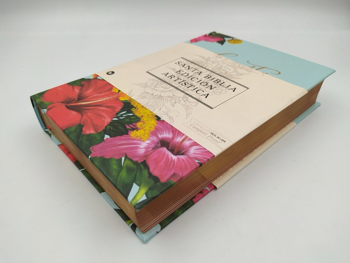 Biblia edición artística Tapa dura entelada
