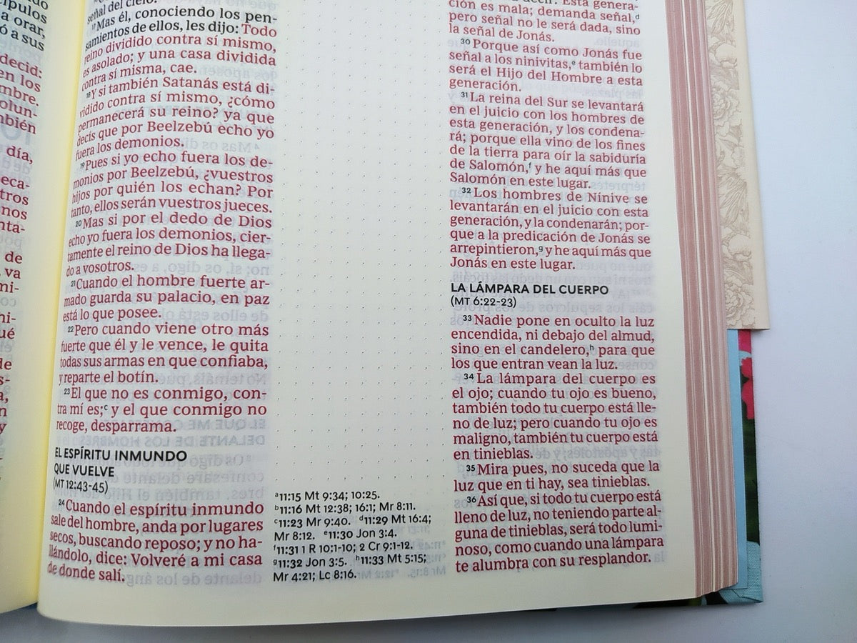 Biblia edición artística Tapa dura entelada