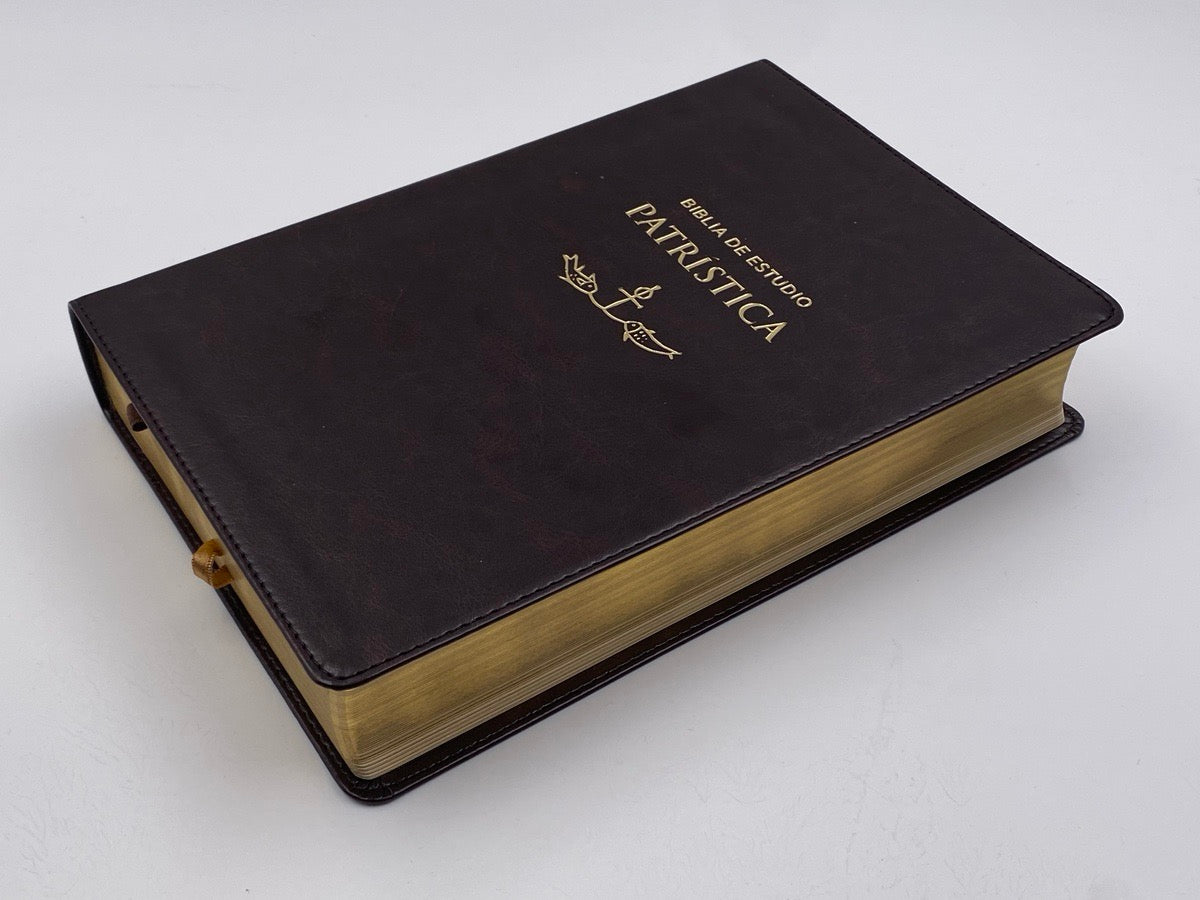 Biblia de Estudio Patrística café