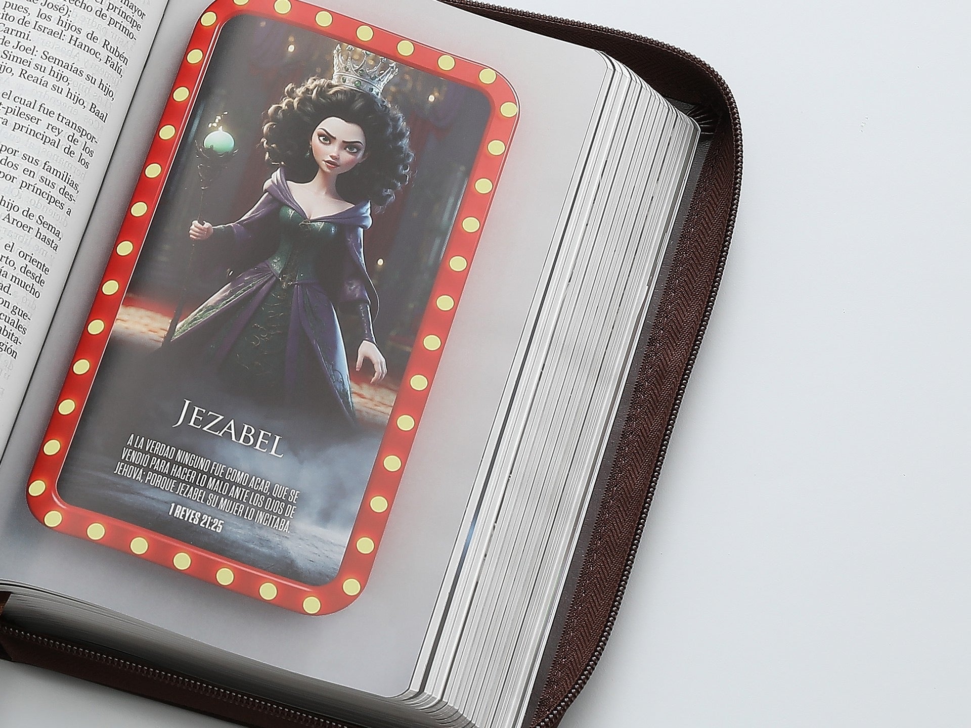 Biblia Héroes RVR60 Letra Grande rosa con cierre