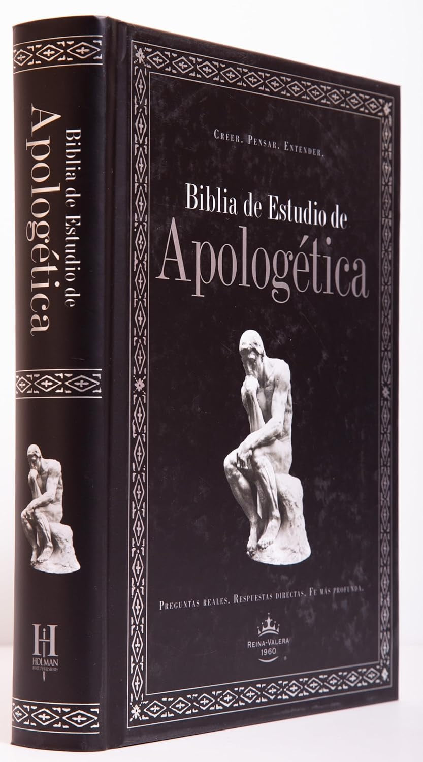 Biblia RVR 1960 de Estudio de Apologética Negro Tapa Dura