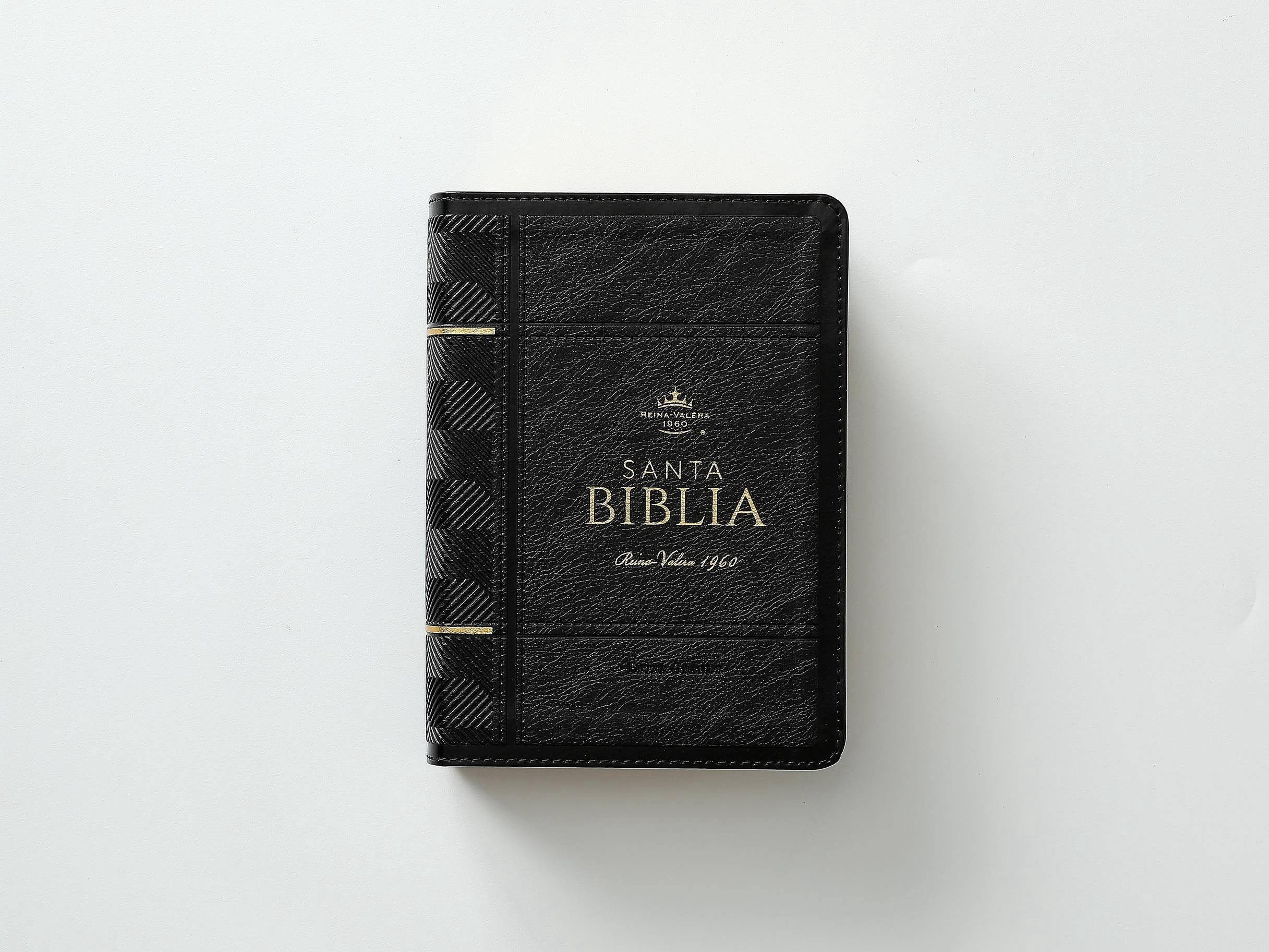 Biblia RVR60 tamaño compacto Letra Grande  negra