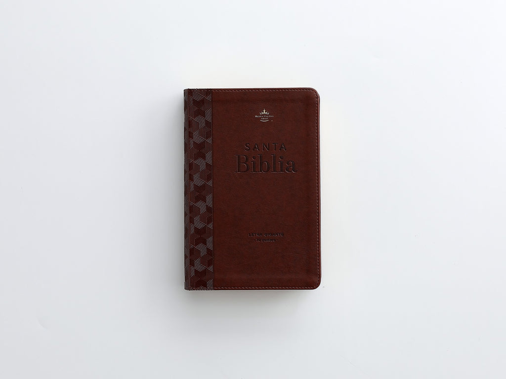 Biblia RVR60 Tamaño manual letra GIgante marron