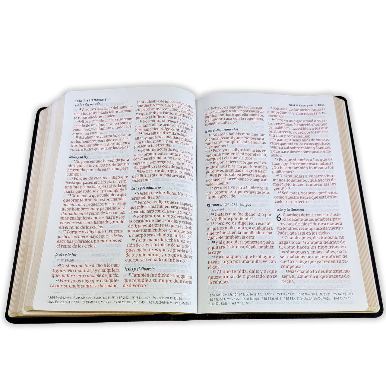 Biblia RVR 1960 Letra Súper Gigante Negro y Café Símil Piel