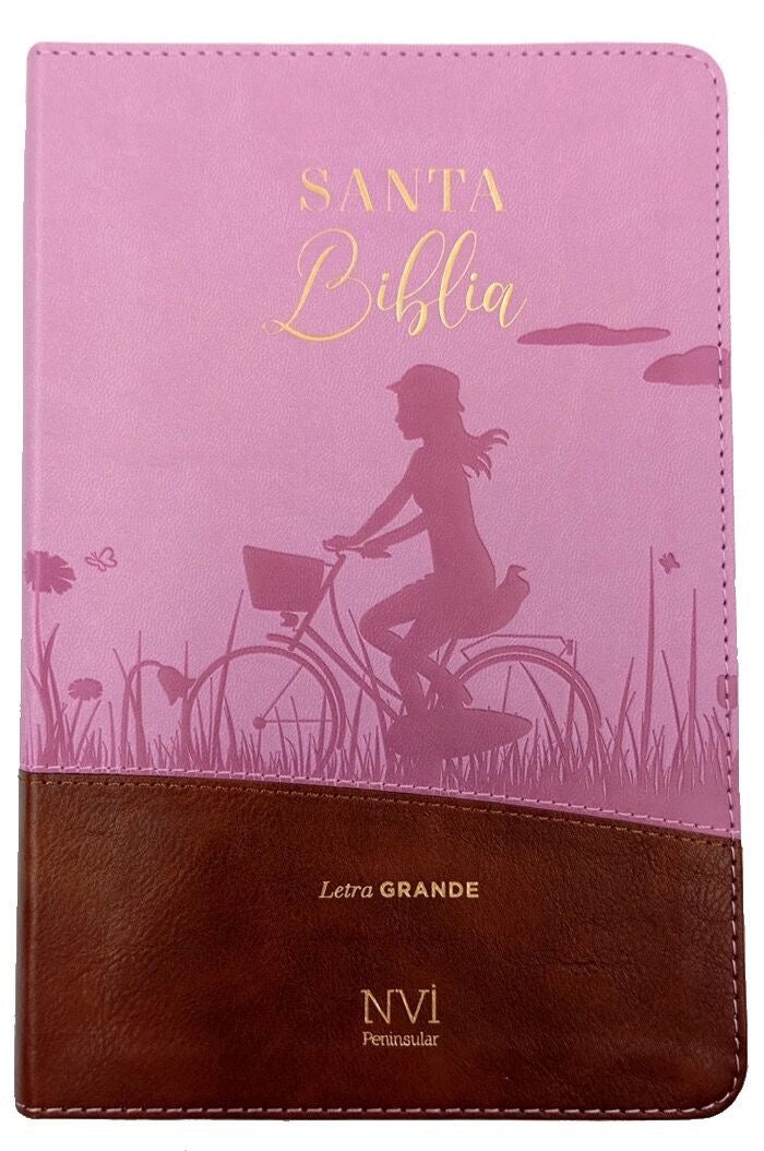 Biblia NVI Peninsular Tamaño Manual letra grande Café