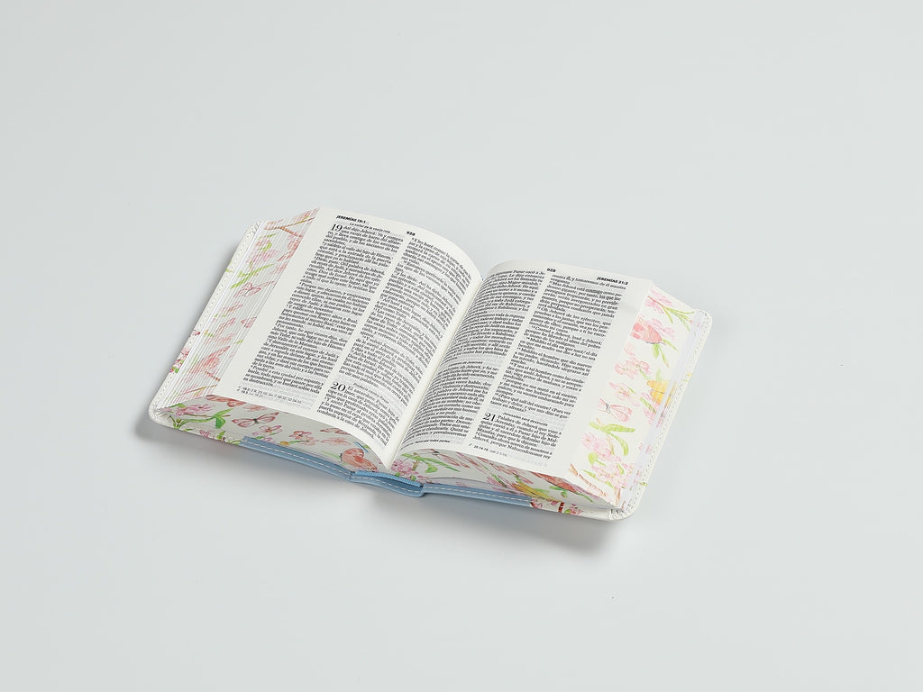 Biblia RVR60 bolsillo i/piel Renovación Azul