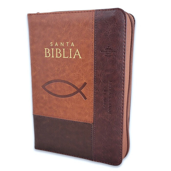 Biblia RVR60 Tamaño compacto Letra Grande 12 puntos