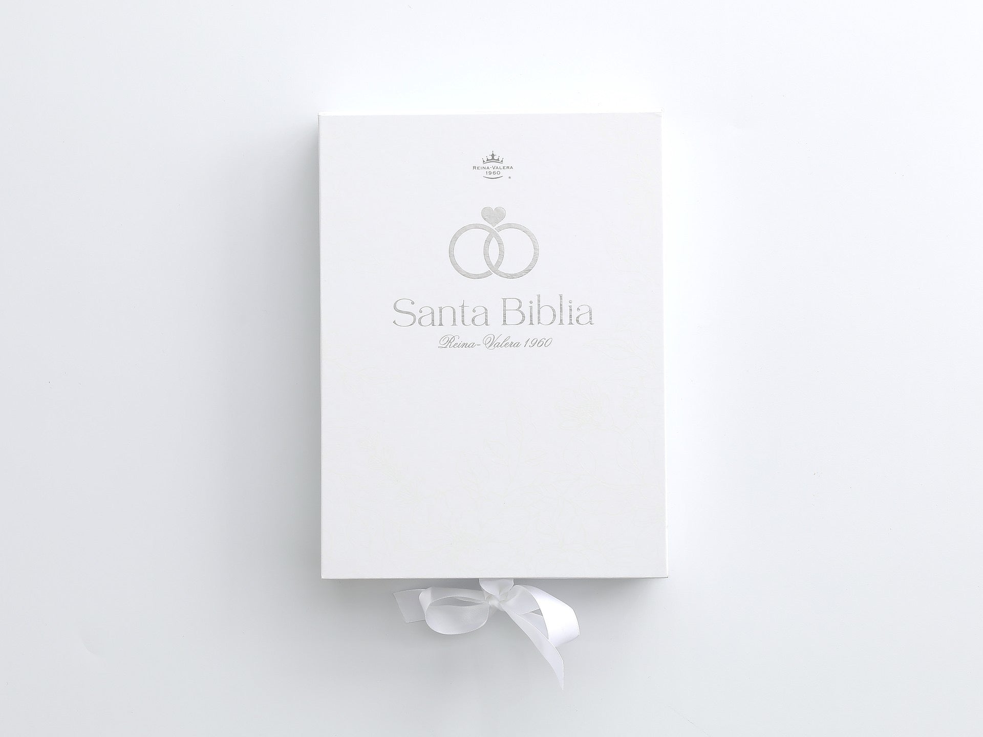 Biblia RVR60 especial de bodas con índice y caja de regalo