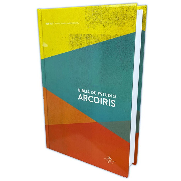 Biblia RVR 1960 de Estudio Arco Iris Multicolor Tapa Dura