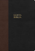 Biblia RVR 1960 Letra Súper Gigante Negro y Café Símil Piel