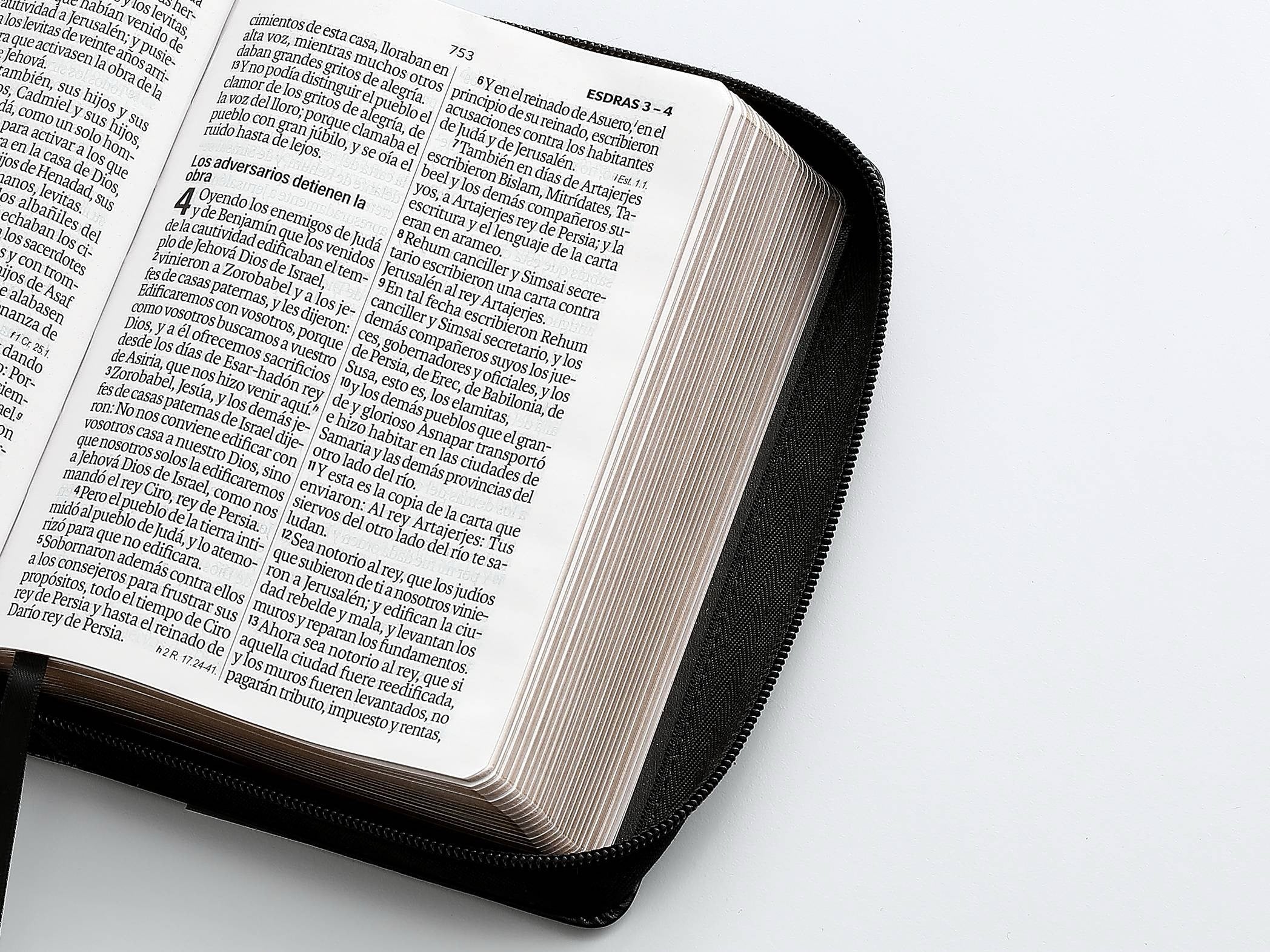 BIBLIA RVR60 PORTÁTIL LETRA GRANDE 11 PUNTOS negro