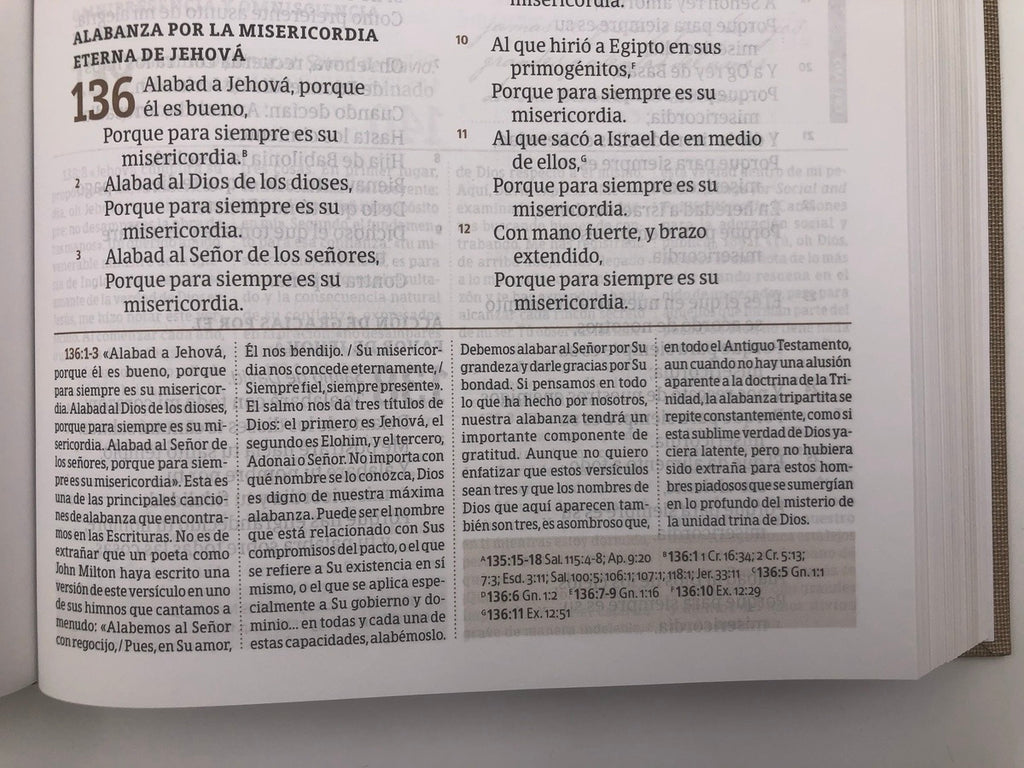Biblia RVR 1960 de Estudio Spurgeon Marrón