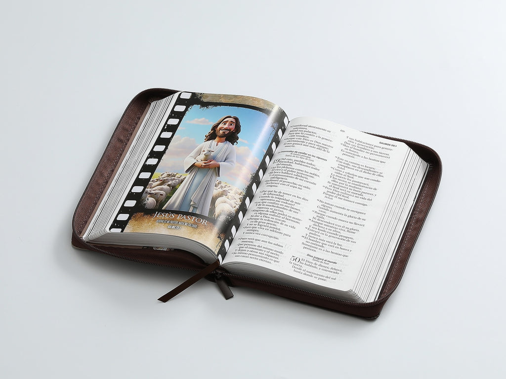 Biblia Héroes RVR60 Letra Grandecon cierre